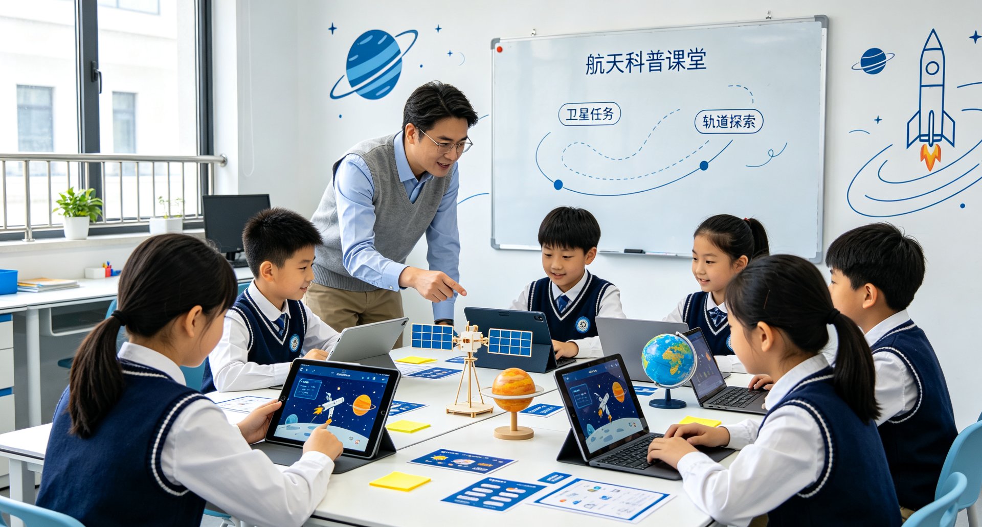 太空科普走进中小学课堂